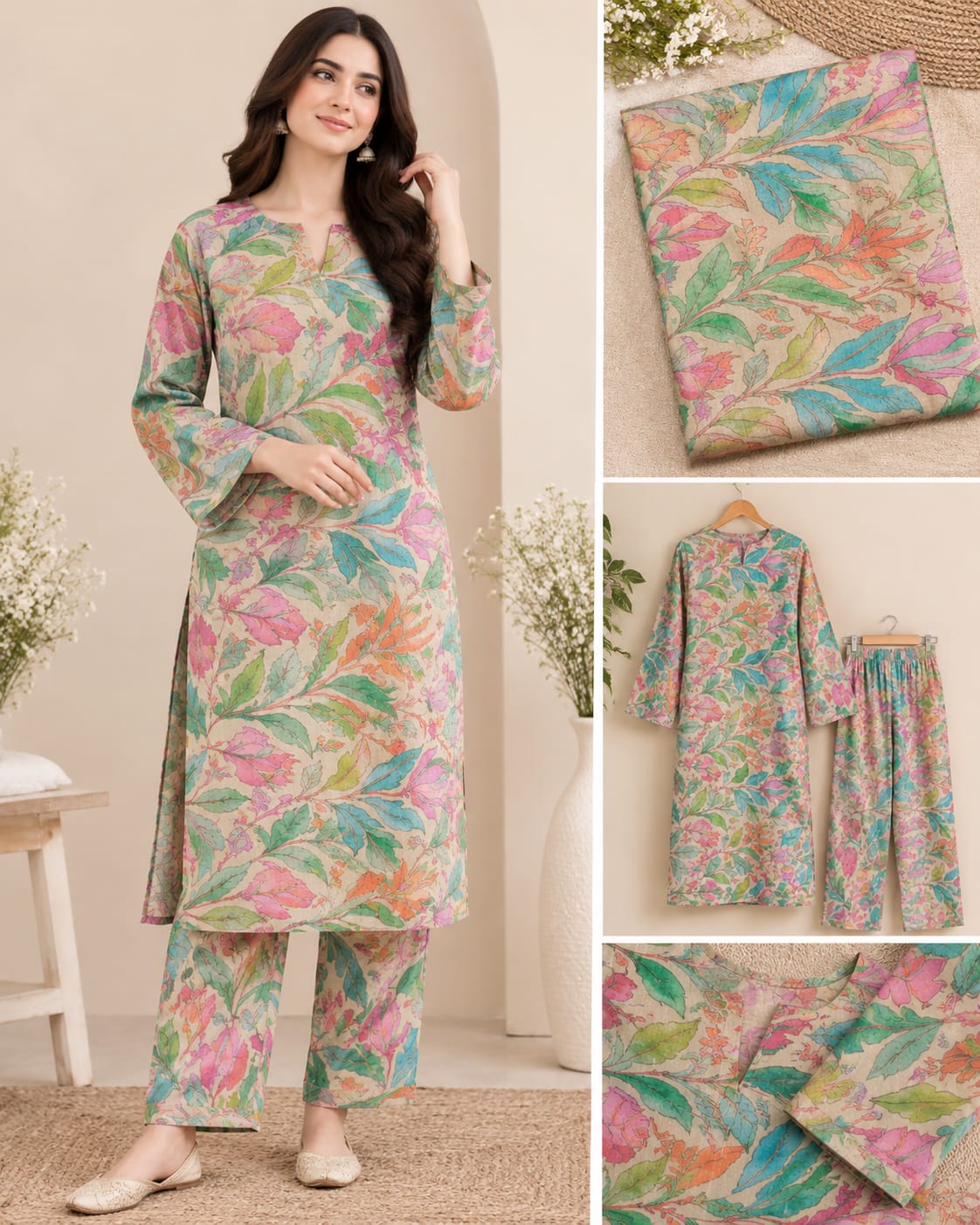 2 piece unstich suit
